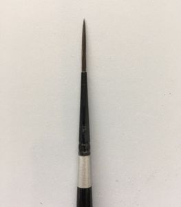Пензлик лайнер білка мікс, №6 (4мм), Black Velvet 3007S, Сильвер Браш (Silver Brush)
