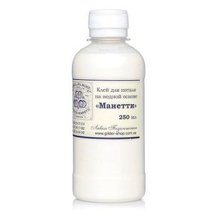 Клей-мордан для поталі водний, без ориг. упаковки, 250 мл, Манетті (Manetti)
