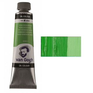 Краска масляная, Перманентный зеленый средний 614, 40 мл, Ван Гог (Van Gogh)