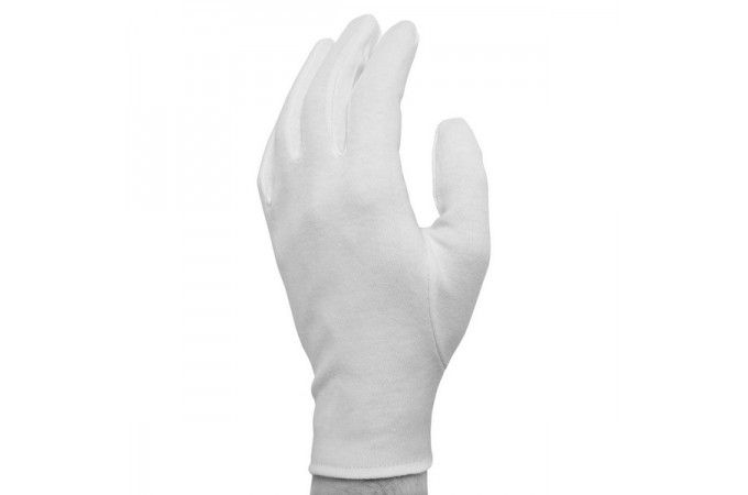  белые хлопковые перчатки