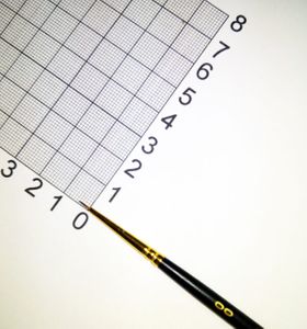 Кисть круглая синтетика (имитация колонка), №00 (2/0), короткая ручка 1S15, Рублёв (Roubloff)