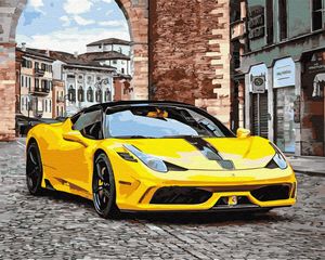 Картина по номерам, Скоростной Lamborghini, 40 x 50 см, GX27259, БрашМи (BrushMe)