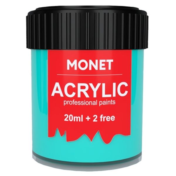 Фарба акрилова, Турецька зелена 22 мл, Monet (65)