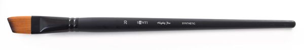 Кисть угловая, синтетика, длинная ручка, №20, Santi Highly Pro