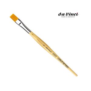 Пензель плаский синт. м'яка, №12, Junior 304, ДаВінчі (da Vinci)