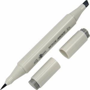 Скетч-маркер, дымчато серый, SM-15 Sketch, Санти (Santi)