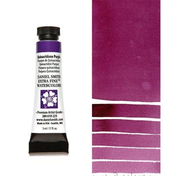 Фарба акварельна, Quinacridone Purple s2, 5 мл, Daniel Smith