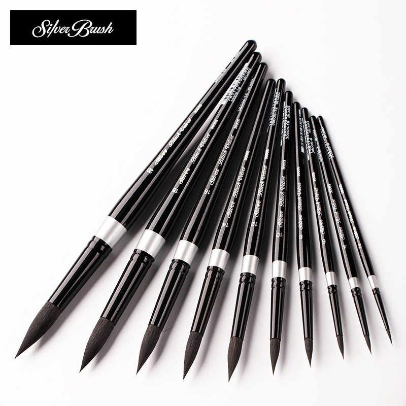 Silver Brush Black Velvet Series 3000s Round 4