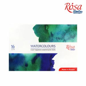 Набор акварельных красок 16 цв, Rosa Studio