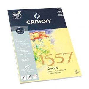 Альбом для рисования, А5, 30 листов, 180 гр, 148 х 210 мм, 1557 Dessin, Кансон (Canson)