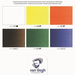 Набор масляных красок Starter set, 6 цв, 20 мл, Van Gogh