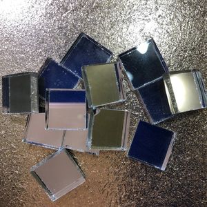 Мозаика зеркальная 200 гр, 15x15 мм, 100 шт, Mirror Folia Mosaic-glass tiles
