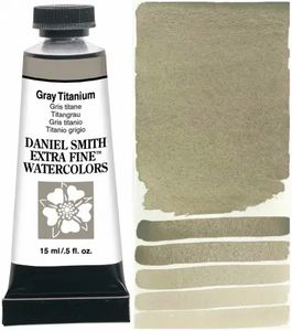 Акварельная краска, Серый титановый Gray Titanium , s1, 15 мл, Дэниэль Смит (Daniel Smith)
