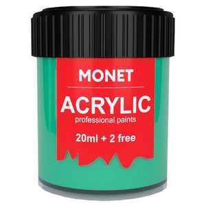 Краска акриловая, Малахитовая  22 мл, Monet (72)