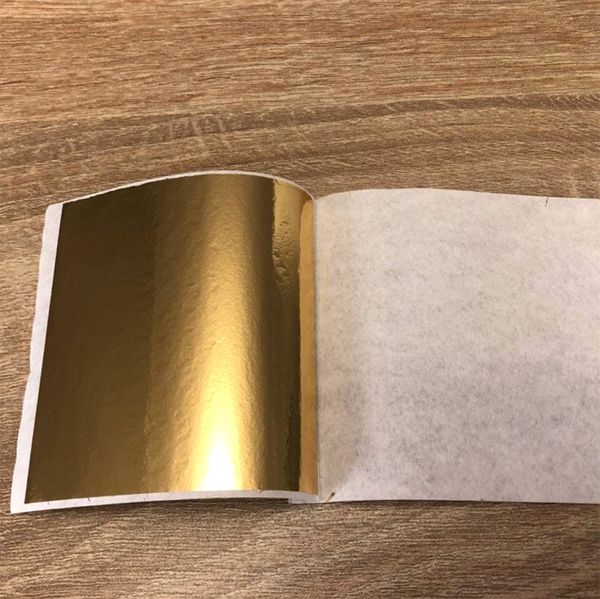 Дзеркальна поталь №8 Імітація сусального золота, 25 арк, 80 на 85 мм