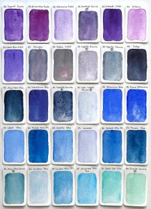 Акварельная краска, Фиолетовый перламутровый (Хамелеон) Duochrome Violet Pearl, s1, 15 мл, Дэниэль Смит (Daniel Smith)