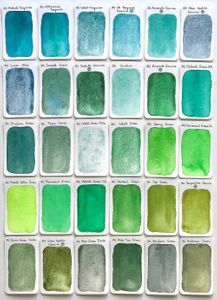 Акварельная краска, Умбра натуральная зеленоватая German Greenish Raw Umber, s1, 15 мл, Дэниэль Смит (Daniel Smith)