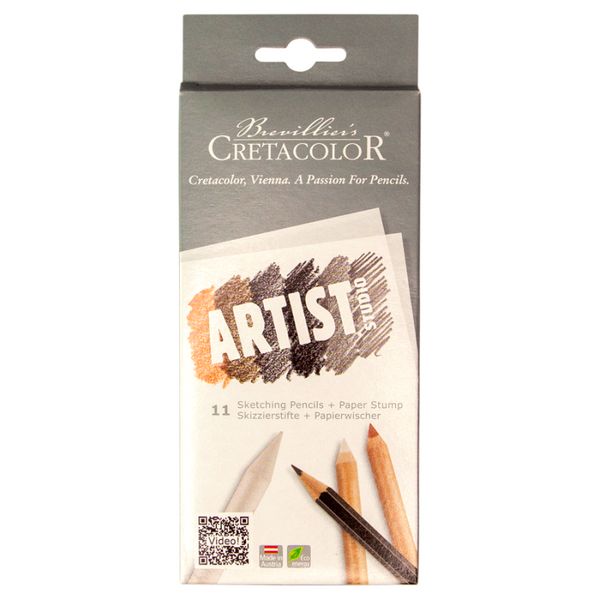 Набір олівців для малюнку Artist Studio 11 шт, Cretacolor (46511)