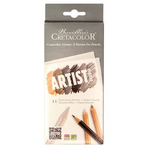 Набор карандашей для рисования, Artist Studio, 11 шт., карт. коробка, Cretacolor (46511)