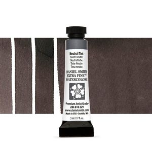 Краска акварельная, Neutral Tint, 5 мл, Дэниэль Смит (Daniel Smith)
