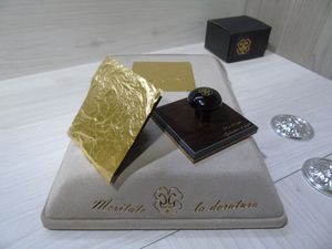 Аплікатор 80*80 мм для взяття та укладання цілого листа сусального золота, PG Italy