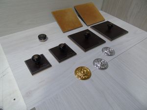 Аплікатор 91*91 мм для взяття та укладання цілого листа сусального золота, PG Italy