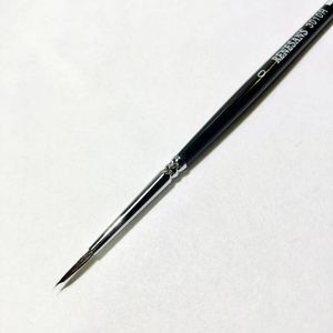 Пензель круглий білка коротка ручка, №0, Renesans Польща