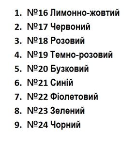 Набір №3 дзеркальної кольорової поталі 9 кол по 3 арк для дизайна