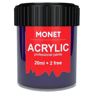 Краска акриловая, Фиолетовый ультрамарин 22 мл, Monet (50)