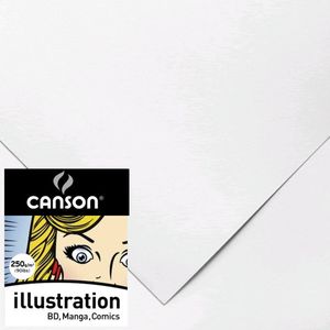 Бумага для маркеров, 50х65см, 250 гр/м2, Illustration, Canson, Франция