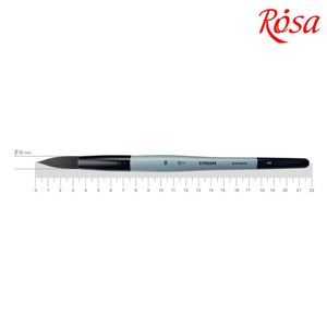 Кисть круглая синтетика, №10, короткая ручка STREAM 132 ROSA