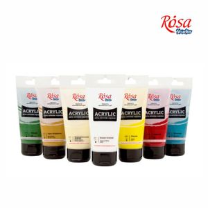 Краска акриловая, Сиена натуральная, 75 мл, ROSA Studio 423