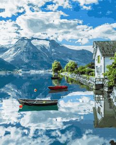 Картина по номерам, Провинция Норвегии, 40 x 50 см, GX32309, БрашМи (BrushMe)