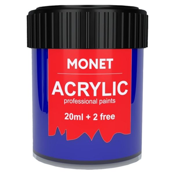 Краска акриловая, Синяя 22 мл, Monet (56)