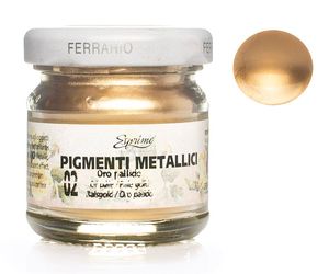 Металлический пигмент, №2 Бледное золото, 25 мл, Ла Доратура Феррарио (La Doratura Ferrario)