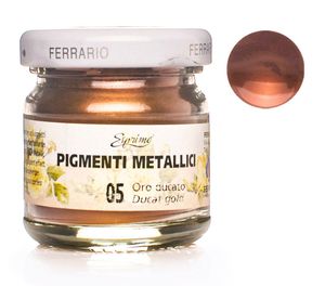 Металлический пигмент, №5 Дукатное золото, 25 мл, Ла Доратура Феррарио (La Doratura Ferrario)