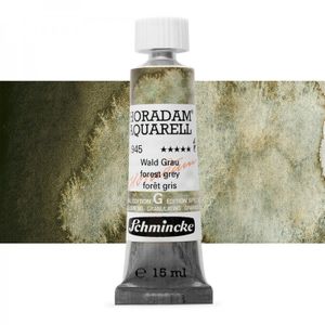 Акварельная краска с грануляцией, Forest grey, Cерый, туба 15 мл, AQ 14, Horadam, Schmincke 945