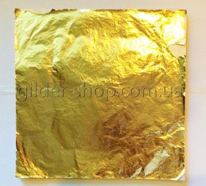 Поталь з прокладкою, золото 2.5, 95 аркушів, 14 * 14 см