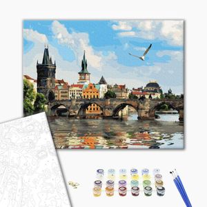 Картина по номерам, Карлов мост в Праге, 40 на 50 см, Brushme GX33779