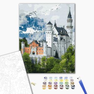 Картина по номерам, Замок Нойшванштайн, 40 на 50 см, Brushme GX34842