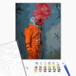 Картина по номерам, Космический герой, 40 x 50 см, БрашМи (BrushMe)