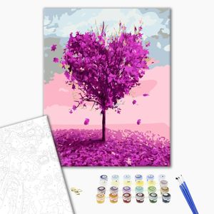 Картина по номерам, Дерево любви, 40 x 50 см, БрашМи (BrushMe)