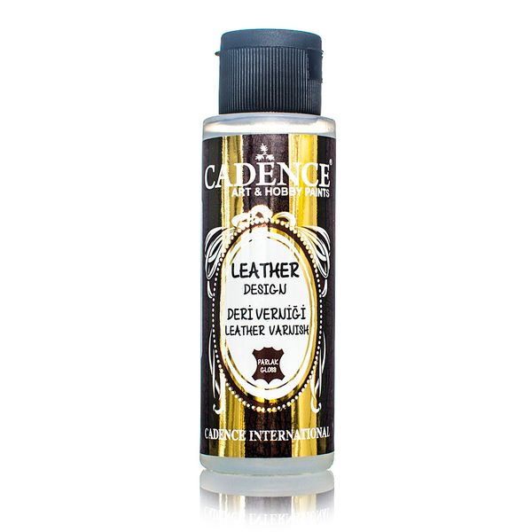 Cadence лак акриловий глянцевий для шкіряних виробів, Leather Varnish, 70 мл