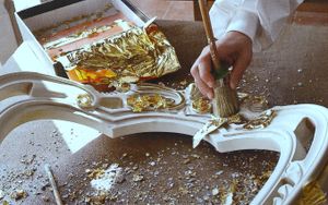 Высокоглянцевый  алкидный лак SH-150  для подготовки поверхности перед золочением 1000 мл, PG Italy