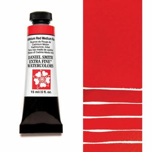 Фарба акварельна, Кадмій червоний середній Cadmium Red Medium Hue, s3, 15 мл, Деніель Сміт (Daniel Smith)