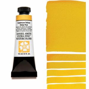 Фарба акварельна, Кадмій жовтий темний Cadmium Yellow Deep Hue, s3, 15 мл, Деніель Сміт (Daniel Smith)