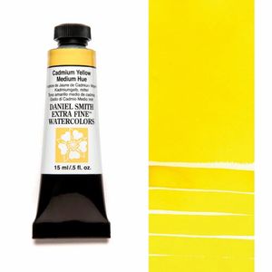 Фарба акварельна, Кадмій жовтий середній Cadmium Yellow Medium Hue, s3, 15 мл, Деніель Сміт (Daniel Smith)