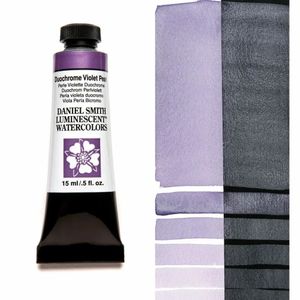 Фарба акварельна, Фіолетовий перламутровий (Хамелеон) Duochrome Violet Pearl, s1, 15 мл, Деніель Сміт (Daniel Smith)