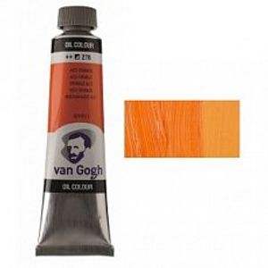 Краска масляная, AZO Оранжевый 276, 40 мл, Ван Гог (Van Gogh)
