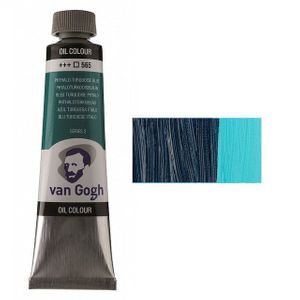 Фарба олійна, Бірюзовий синій ФЦ 565, 40 мл,  Ван Гог (Van Gogh)